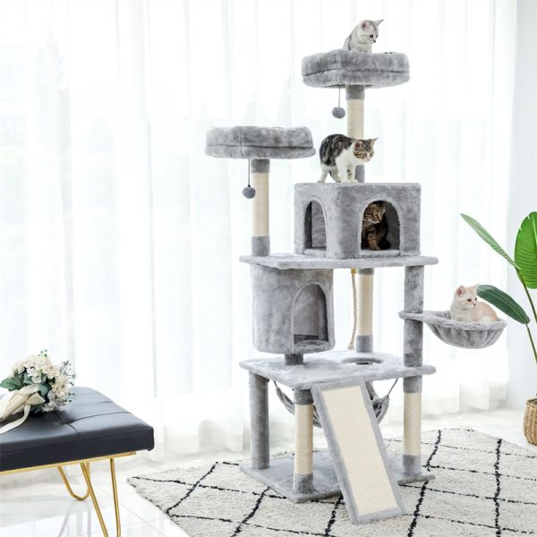 Large Sturdy Cat Tree with Multi-Level - Image 3