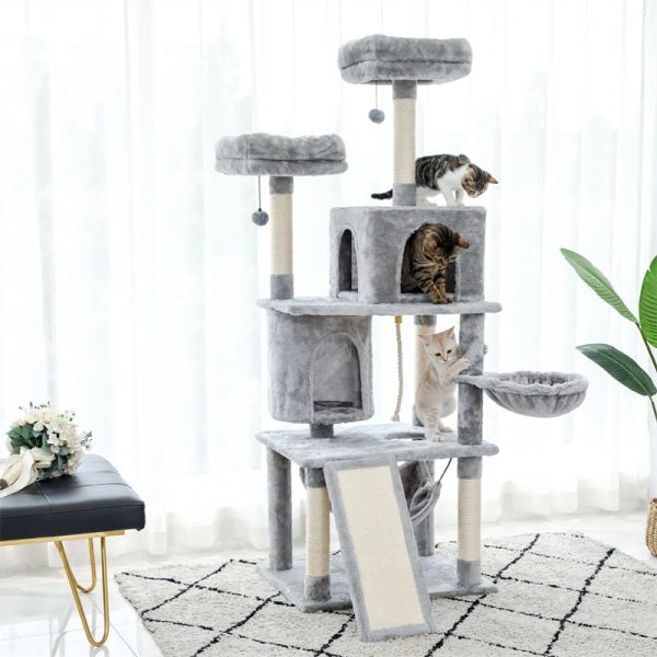 Large Sturdy Cat Tree with Multi-Level - Image 2